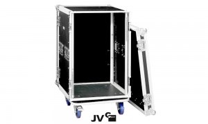 JV RACK CASE 16U Flightcase 19" mit Rollen in Premium Qualität