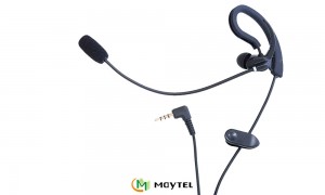 MAYTEL SM-100L InEar/Mic Sport-Headset links mit Innen- und Aussen-Ohrbügel