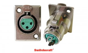 SWITCHCRAFT D3F 3-pol XLR/F Einbau-Buchse