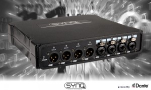 SYNQ DBT-44 Audio/DANTE® Netzwerk-Interface 4 Audio IN/OUT mit DSP