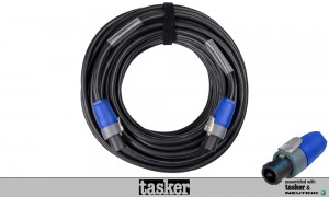 TASKER prof. 2-adriges Lautsprecherkabel 2 x 2.5mm² mit NEUTRIK® NL2FX speakON