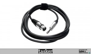 TASKER RF-SERIE Audiokabel NEUTRIK® 3-Pol XLR/F - Monojack 6.3mm