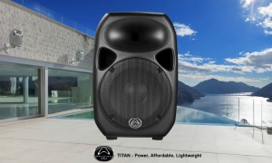 WHARFEDALE PRO TITAN-8A-MKII Aktiv Lautsprecher schwarz 180W/360W