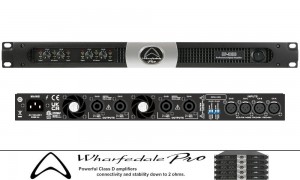 WHARFEDALE PRO DP-4100 4-Kanal Digital-Endstufe 4 x 2890W RMS/2Ω