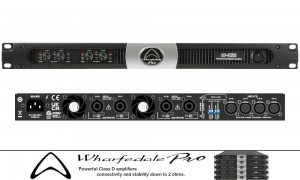 WHARFEDALE PRO DP-4120 4-Kanal Digital-Endstufe 4 x 3468W RMS/2Ω