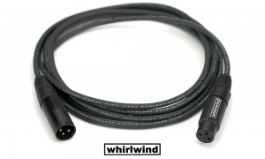 WHIRLWIND DFK AES/EBU Digital Audio Kabel, Belden 1800F, XLR/F-XLR/M 3-pol, Längen 90cm, 300cm, 600cm, 750cm, 1500cm