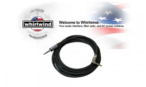 WHIRLWIND LEADER Premium Instrumenten- und Linienkabel Jack gerade/Jack gewinkelt