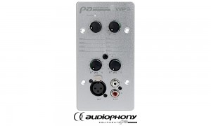 AUDIOPHONY WP8 Wandkontroller mit Mic/Line-Eingang zu PREZONE88