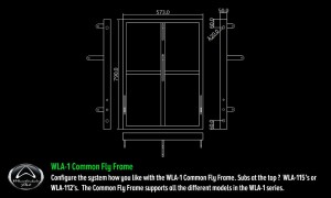 WHARFEDALE PRO WLA-1 Common Fly Frame - Flugrahmen