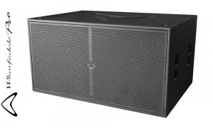 WHARFEDALE PRO WLA-218BX Passiv Dual-Subbass 2000W RMS/8000W Peak, 2x18", 4Ω