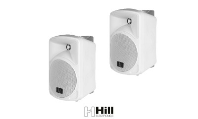 HILL AUDIO ADAGIO SMW-420T Lautsprecher weiss 2-Weg 25W RMS, 8 Ohm, HI-Z/100V, pro Paar