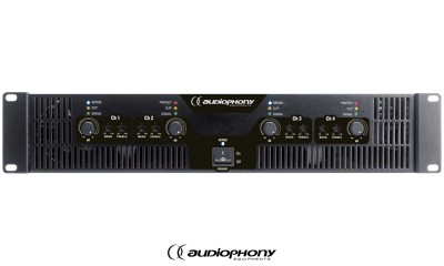 AUDIOPHONY WA-4X3 4-Kanal Endstufe 4 x 300W RMS