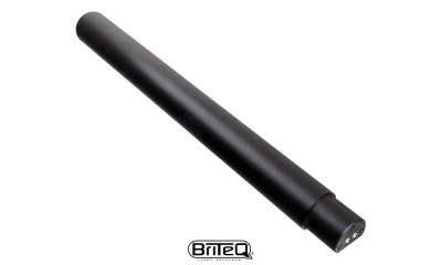 BRITEQ BTI-AKKUPOLE 50CM TUBE BLACK Verlängerung schwarz, 50cm