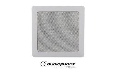 AUDIOPHONY CHP630SQ Decken-Lautsprecher 2-Weg 30W RMS, 6", 100V, 8Ω, 220x220mm