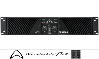 WHARFEDALE PRO CPD1600 2-Kanal Endstufe 2 x 620W RMS/4Ω, Limiter, 19"/2U