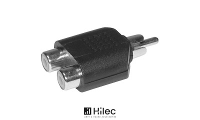 HILEC ADAPT600 Adapter Cinch-Stecker - 2 x Cinch-Buchse