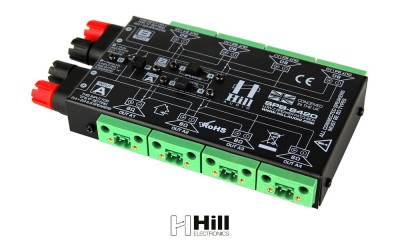 HILL AUDIO SPB-8420 Speaker Patchbox wenn mit mehreren Lautsprechern eine niederohmige Installation realisiert werden soll