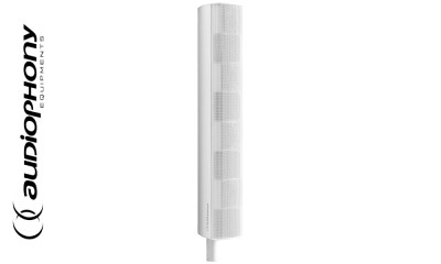 AUDIOPHONY iLINE83Bw Column passiv Fullrange Lautsprecher weiss 160W RMS, 16Ω