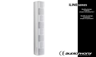 AUDIOPHONY iLINE83w Passiv Lautsprecher weiss 160W/16Ω