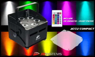 JB SYSTEMS ACCU-COMPACT LED-Projektor 6 x 10W RGBWA