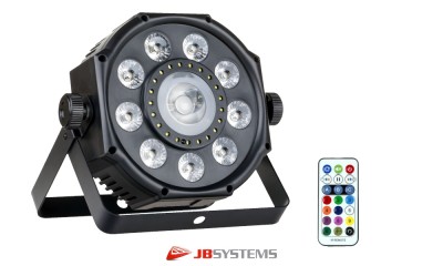 JB SYSTEMS RAVE SPOT LED-Projektor 9x4W RGB+UV, 30W RGB COB-LED