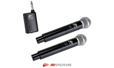 JB SYSTEMS WMIC-2.4G TWIN Dual Handmikrofonsystem 2.4GHZ
