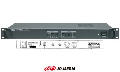 JD-MEDIA CS-1110 Elektronischer Gong und Sirene, 2-, 3- oder 4-Klang Gong, Sirene, EU-Alarmsignal