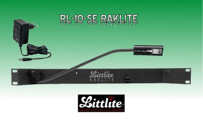 LITTLITE RAKLITE RL-10-SE Single Rackbeleuchtung 5W Quartzlampe mit Dimmer