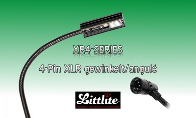 LITTLITE 18XR-4 Lampe 2.4W 45cm 4-Pol XLR GEWINKELT/ANGLED