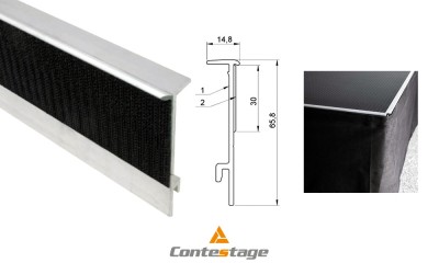 CONTESTAGE PLTL-JUSUP Skirt/Schürzenprofil zu STAGE/PRO Serie