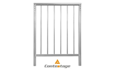 CONTESTAGE PLTS-G1x1 Guardrail 1m mit Vertikalstreben zu PLTS STAGE-Serie