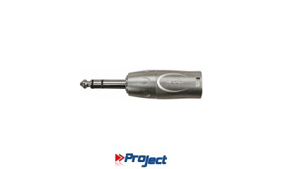 PROJECT 412641 Adapter Stereo Jack-Stecker 6.3mm - XLR/M