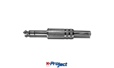 PROJECT Stereo Jack-Stecker 6.3mm, für Kabel Ø bis 6.5mm