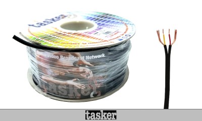 TASKER C118 Stereo Audiokabel paarig 2-Adrig (2x0,14mm²) mit Abschirmung 100m TASKER C118 Stereo Audiokabel paarig 2-Adrig (2x0,14mm²) mit Abschirmung 100m