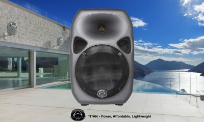 WHARFEDALE PRO TITAN-8A-MKII Aktiv Lautsprecher grau 180W/360W