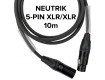 TASKER prof. DMX/AES/EBU-Kabel mit NEUTRIK® 5-Pol XLR