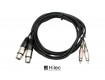 HILEC CL-25 Audio/Linienkabel 2 x Cinch/RCA - 2 x XLR/F 3-Pol