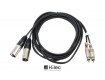 HILEC CL-26 Audio/Linienkabel 2 x Cinch/RCA - 2 x XLR/M 3-Pol