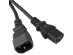 HILEC IECMF-SERIE IEC-Netzkabel (Stecker/Buchse) - Längen 1m/3m/5m