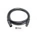 HILEC CDMX-SERIE DMX/AES XLR-Audiokabel, 3-pol, schwarz