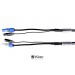 HILEC PC-COMBI-XLR3 - Combi/Hybridkabel mit SEETRONIC powerCON/XLR 3-Pol