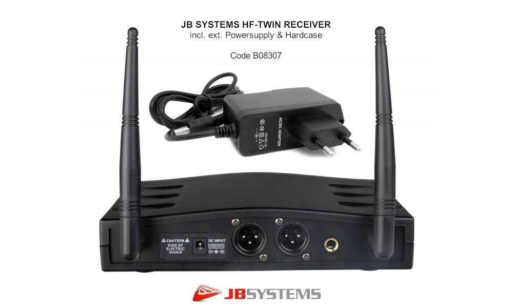 JBSystems JB Systems HF-Twin Receiver + 2 micro-main HF-Mic