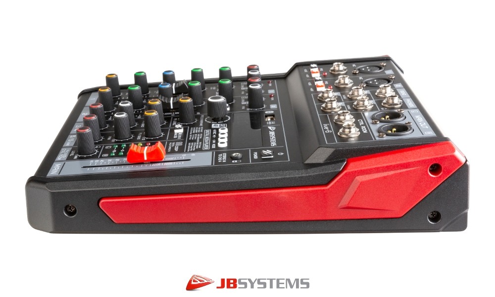 Sacher Music JB SYSTEMS LIVE-6 Table de mixage avec Mediaplayer