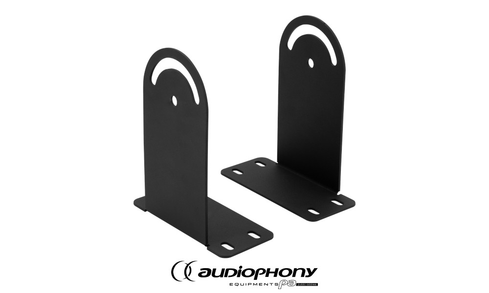 AUDIOPHONY FIXlineB Support mural noir