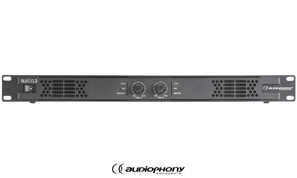 AUDIOPHONY SLI500.2  Amplificateur digital 2 canaux 2 x 480W RMS/4Ω