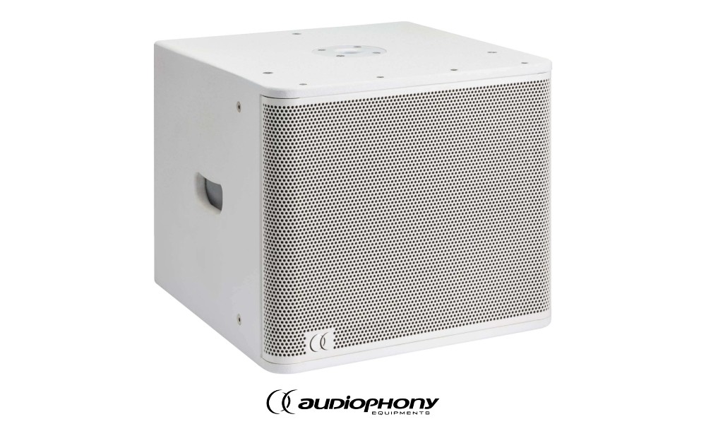 AUDIOPHONY SLINE112SubW Subbass passif 12" blanc, 350W RMS/8Ω