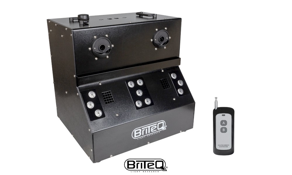 BRITEQ BT-BUBBLEFOG Combinaison de machine à bulles et à brouillard
