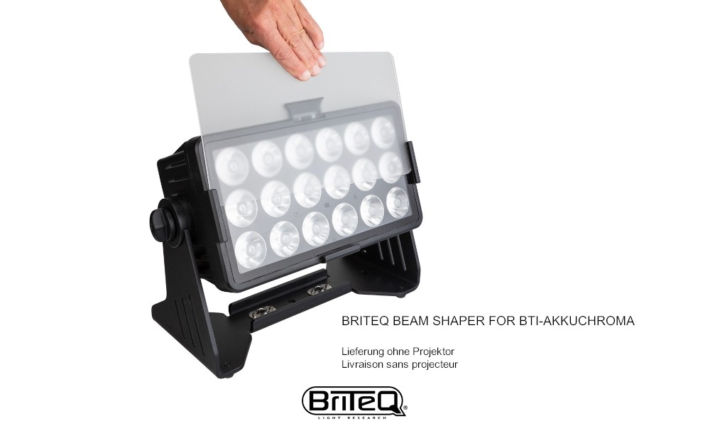 BRITEQ BEAM SHAPER AKKUCHROMA Façonneur de faisceau/filtre pour BRITEQ BTI-AKKUCHROMA