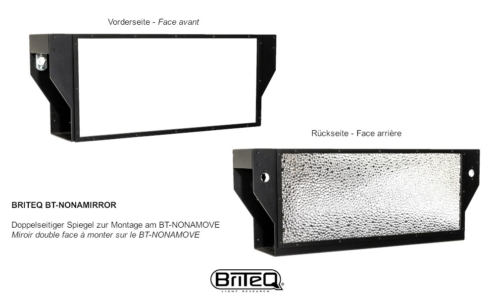 BRITEQ BT-NONAMIRROR Miroir double face adapté au BT-NONAMOVE