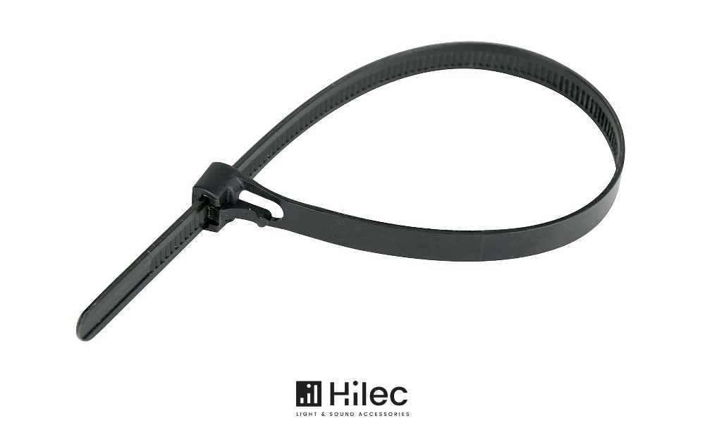 Sacher Music HILEC COLL Collier serrage réutilisable - Set à 100 pcs. -  Gaffa/Velcro/Kabelbinder - Câbles & adaptateurs
